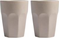 Gusta Mokkenset 2 Stuks Grijs 9.5x7.5 - thumbnail