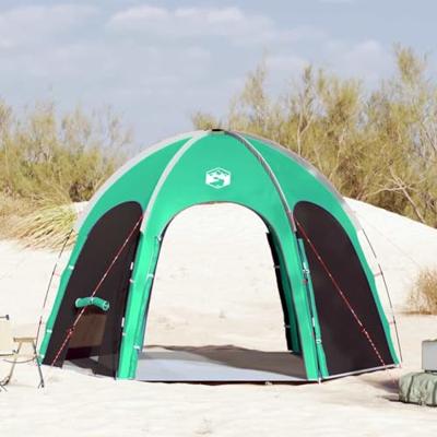 Zwembad Tent met dak Zeegroen 366 x 305 x 231 cm Polyester