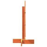 VidaXL Kerstdecoratie kerstboom 60 cm massief grenenhout wasbruin - thumbnail