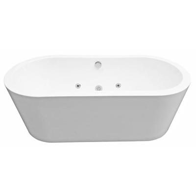 Wiesbaden Whirlpool Libero Vrijstaand Ligbad 170x80x59 cm Inclusief Waste Wit Wiesbaden Whirlpool Libero Vrijstaand Ligbad 170x80x59 cm Inclusief Waste Wit