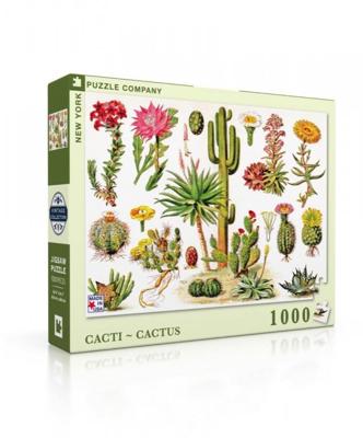 New York Puzzle Company Cacti ~ Cactus - 1000 stukjes New York Puzzle Company Cacti ~ Cactus - 1000 stukjes