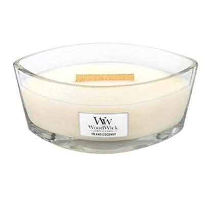 WoodWick Island coconut ellipse candle WoodWick Island coconut ellipse candle