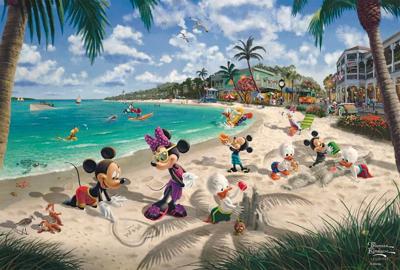 Puzzel - SCHMIDT SPIELE - DISNEY, Mickey & Minnie in Florida - 200 stukjes - Vanaf 7 jaar
