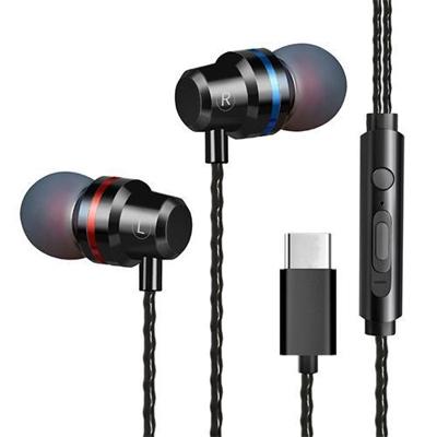T1 USB-C/type-C interface in ear Wired Stereo oortelefoon met Mic (zwart) T1 USB-C/type-C interface in ear Wired Stereo oortelefoon met Mic (zwart)
