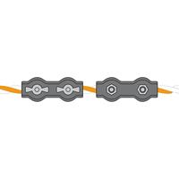 Gallagher Cord verbinder met vleugelmoer (4) - 075928 075928 - thumbnail