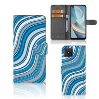 OPPO Reno4 Z | Telefoon Hoesje | Waves Blue - thumbnail