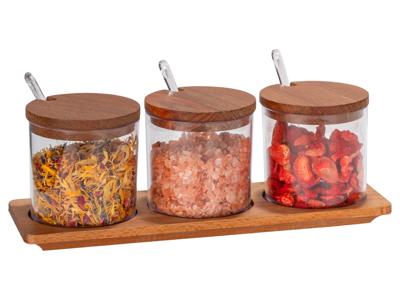 Wenko Kruidenpotjes (rond met lepel, set van 3) Wenko Kruidenpotjes (rond met lepel, set van 3)