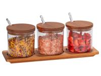 Wenko Kruidenpotjes (rond met lepel, set van 3) - thumbnail