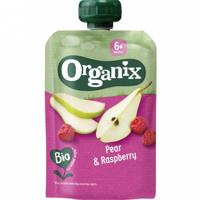 Knijpfruit peer en framboos 6 maanden bio 100 Gram - thumbnail