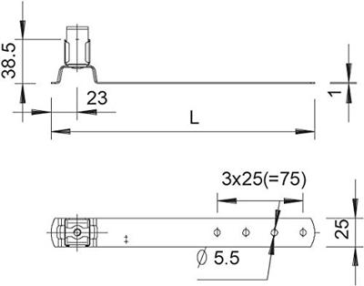 OBO Bettermann 157 F-VA 230 Montage-accessoires 1 stuk(s) OBO Bettermann 157 F-VA 230 Montage-accessoires 1 stuk(s)
