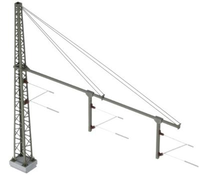 Viessmann Modelltechnik 4161 H0 Bovenleidingmast met arm Universeel 1 stuk(s)