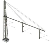 Viessmann Modelltechnik 4161 H0 Bovenleidingmast met arm Universeel 1 stuk(s) - thumbnail