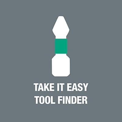 Wera 867/1 BDC SB SiS 05134374001 Torx-bit T 10 Gereedschapsstaal Gelegeerd, Diamant gecoat D 6.3 1 stuk(s)