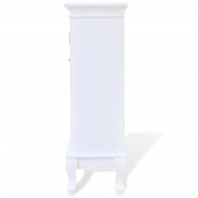 vidaXL Kast met 5 lades en 2 planken wit vidaXL Kast met 5 lades en 2 planken wit