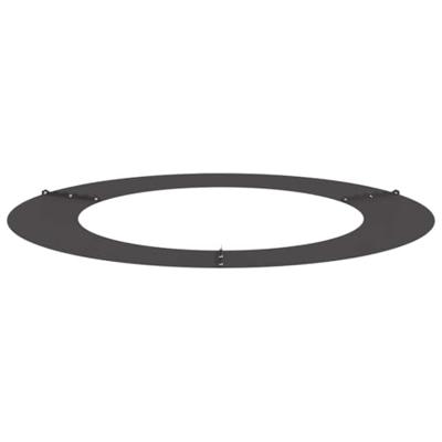 VidaXL Geschikt voor platte boomringen 5 pcs zwart ø60 / 90 cm staal