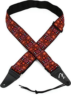 Fender Festival Strap gitaarband, rood