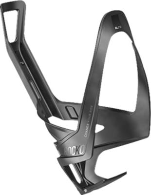 Elite bottlecage rocko carbon matt black mit blackr grafik