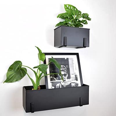 Urban Interiors Plantenbak 'Flora' 25 x 15cm, kleur Mat Zwart