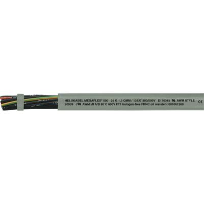 HELU MEGAFLEX® 500 Stuurstroomkabel 3 x 1 mm² Grijs 13395-1000 1000 m