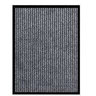 VidaXL Deurmat 60x80 cm gestreept grijs VidaXL Deurmat 60x80 cm gestreept grijs