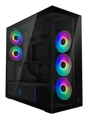 Arctic Xtender Mirror Midi-tower PC-behuizing, Gaming-behuizing Zwart