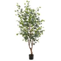 Emerald kunstboom in pot eucalyptus 140 cm - thumbnail