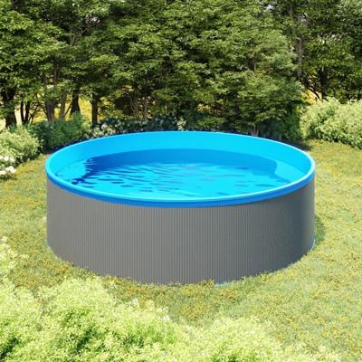 Splasher pool 350x90 cm grijs