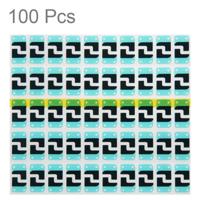 100 stuks voor iPhone 6 Home toets ijzer blad isolerende katoen plakken Sticker - thumbnail