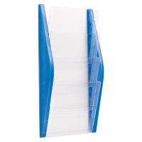 Folderhouder | H540xB280xD80mm | DIN A4 hoog | zilver | 1 stuk - H62701-00 - thumbnail