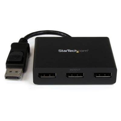 Multi Stream Transport Hub - Videosplitter - DisplayPort 1.2 - naar drievoudige - DisplayPort - MST-hub - desktop