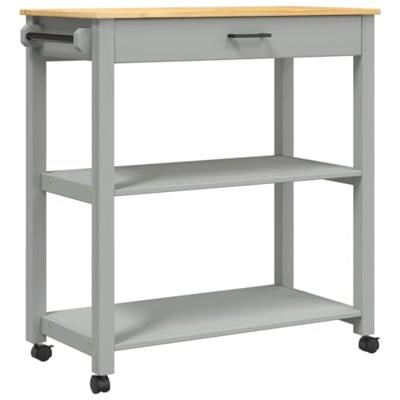 Keukentrolley MONZA 84x40x90 cm massief grenenhout Keukentrolley MONZA 84x40x90 cm massief grenenhout