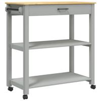 Keukentrolley MONZA 84x40x90 cm massief grenenhout - thumbnail