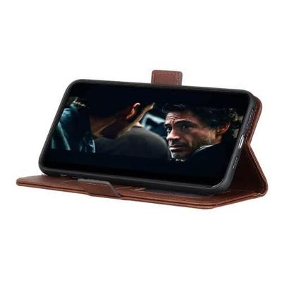 Casecentive Magnetische Leren Wallet case Galaxy A71 bruin