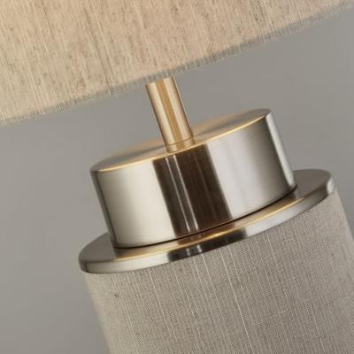 Searchlight TafellampFlask 72cm nikkel met vintage zand - EU59041SN