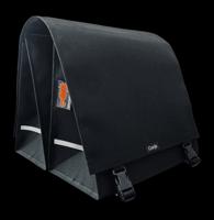 Clarijs tas dubbel xcelent xl zwart - thumbnail