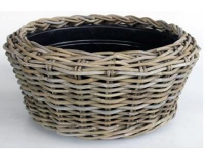 Bloempot Drypot Terrasschaal Rotan D30H12 cm Van der Leeden - Van der leeden