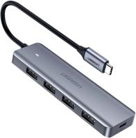 Ugreen - Universele USB-C naar USB 3.0 adapter - 4 Poorten - thumbnail