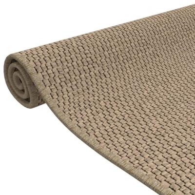 VidaXL Tapijtloper 80x150 cm sisal-look zandkleurig