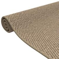 Tapijtloper 80x150 cm sisal-look zandkleurig - thumbnail