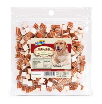 HILTON Sandwich pieces with rabbit and fish - Hondensnack - 500 g