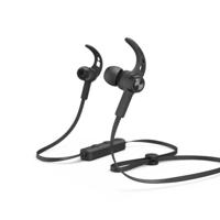 Hama Freedom Run Draadloze hoofdtelefoon, bluetooth in-ear hoofdtelefoon, oorbeugel met microfoon, 6 uur batterijduur, ideaal voor sport, hardlopen, fietsen, fitnessstudio, spraakbesturing, zwart - thumbnail