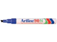 Viltstift Artline 90 schuin 2-5mm blauw - thumbnail