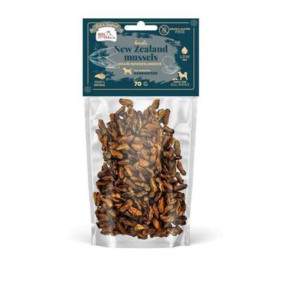 SYTA MICHA Fish & Seafood Dried New Zealand mussels - traktatie voor hond - 70g