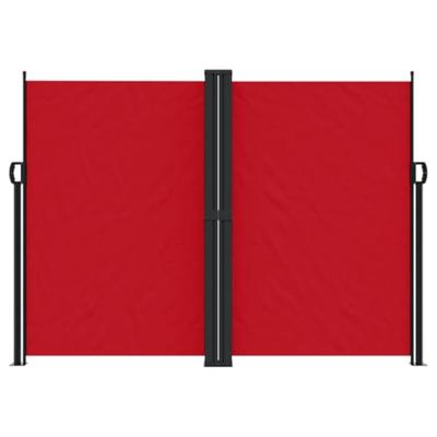 Windscherm uittrekbaar 180x1000 cm rood
