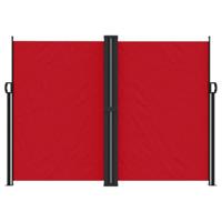 Windscherm uittrekbaar 180x1000 cm rood - thumbnail