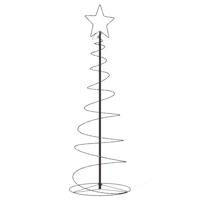 VidaXL Led-kerstboom 100 leds warm wit 150 cm - thumbnail