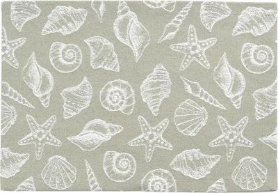 Sander Sander placemat Mussels 35x50 Fb. 19 - Beige