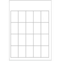 Prijskaartvel - A4 - 20 kaarten per vel - thumbnail