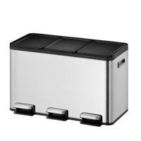 EKO Essential Recycler Pedaalemmer 30 Liter (3x10L) - RVS - thumbnail