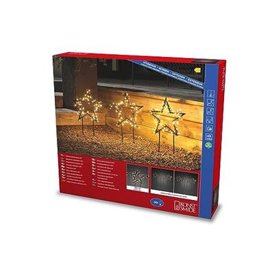 Konstsmide 4464-800 Sterren Goud LED Amber Energielabel: E (A - G)